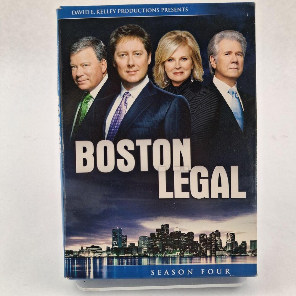 Boston Legal Season Four DVD 5-Disc Set TV Series NR 2008 Fox Legal Comedy Drama